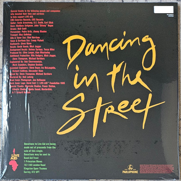Виниловая пластинка David Bowie - Mick Jagger - Dancing In The Street LP - рис.2