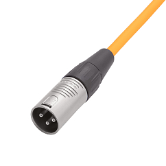 Кабель HeadMade Pro XLR-F - XLR-M Orange 3m
