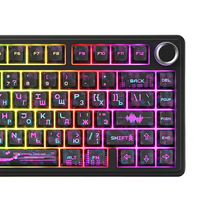 Клавиатура AULA F75 Cotton Candy Switches Neonight - рис.3