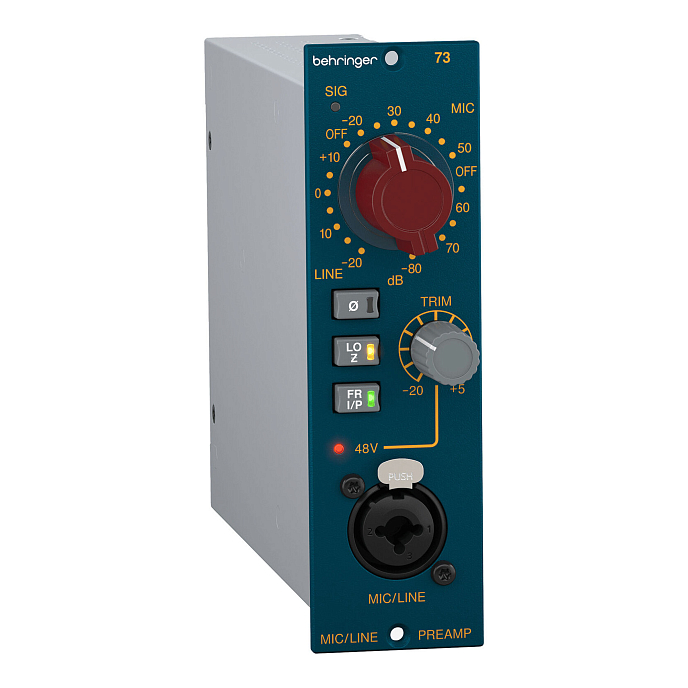 Микрофонный предусилитель Behringer 73 Blue - рис.1