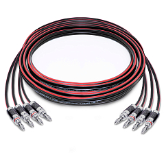 Кабель HeadMade Speaker Cable 2x2.5 Bn/Bn Black 3m