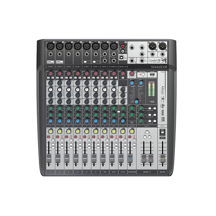 Микшерный пульт Soundcraft Signature 12MTK Grey - рис.0