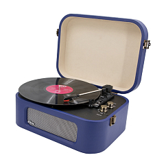 Проигрыватель винила Ritmix LP-190B dark blue проигрыватель винила (SN LP190BDB20220700054)_Уценка