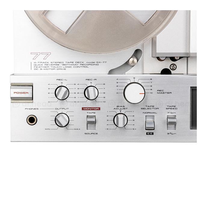 Катушечные магнитофоны AKAI GX-77 серебряный - рис.1