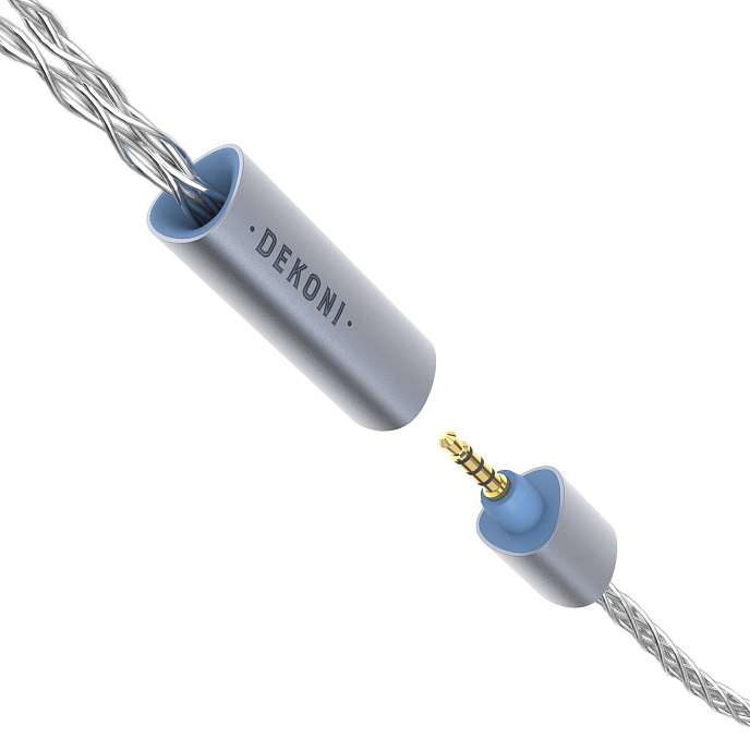 Кабель Dekoni Audio Ensemble Braided Cable Silver 4.4mm - miniXLR 4-pin 1.32m - рис.2