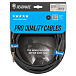 Кабель HeadMade Pro XLR-M - 6.3mm stereo Black 3m - рис.1 Кабель HeadMade Pro XLR-M - 6.3mm stereo Black 3m - рис.1