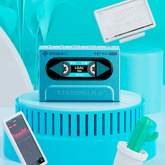 ЦАП FiiO SnowSky Retro Nano Blue - рис.7