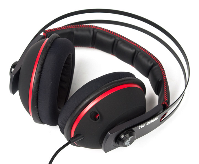 Игровая гарнитура Asus TUF Gaming H7 Core Black-Red - рис.7