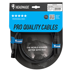 Кабель HeadMade Pro XLR-M - 6.3mm Female 1.5m