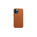 - рис.0 Чехол для смартфонов Apple iPhone 12 Pro Max Leather Case with MagSafe Saddle Brown - рис.0