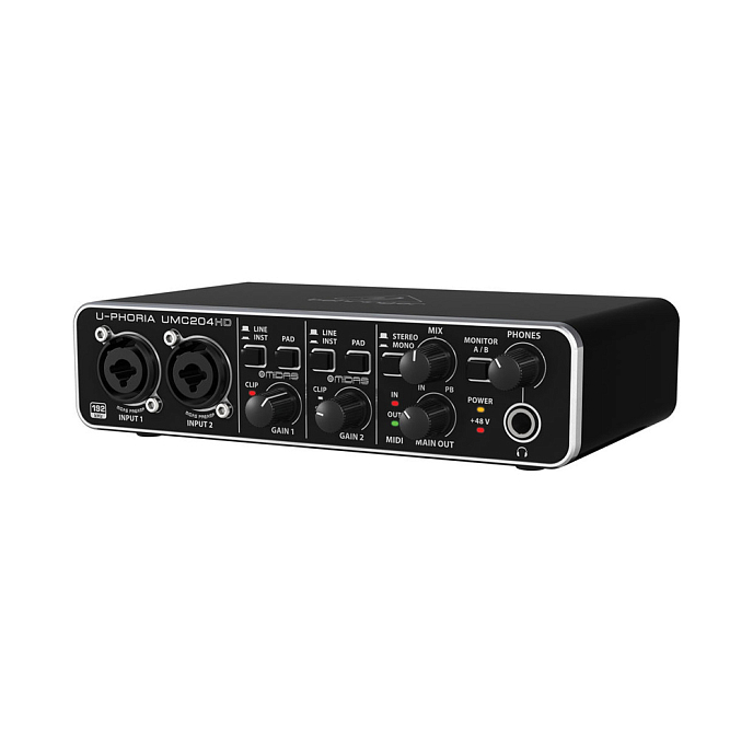 Аудиоинтерфейс Behringer UMC204HD - рис.2