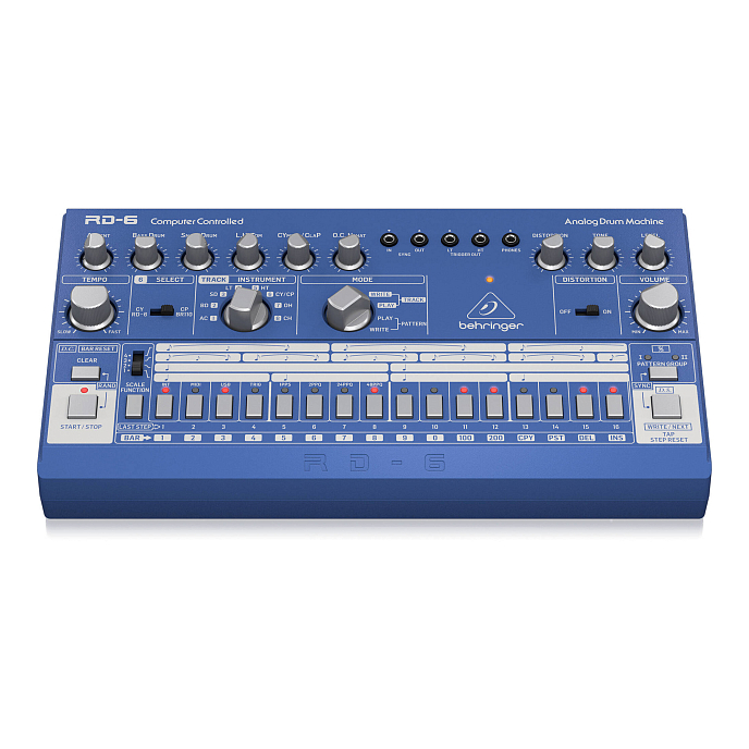 Синтезатор Behringer RD-6-BU Blue - рис.2