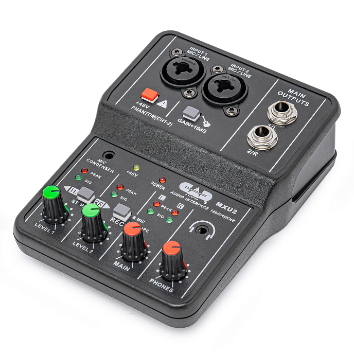 Микшерный пульт CAD MXU2 Black - рис.1