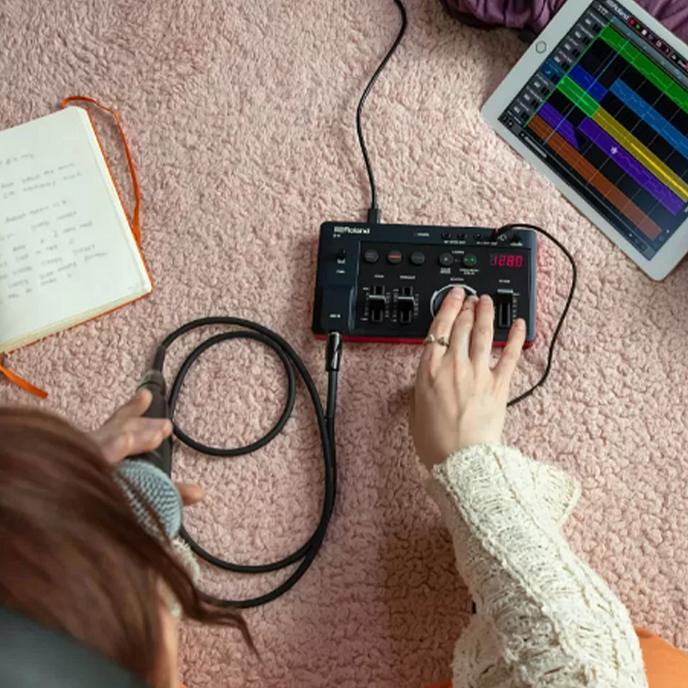 Процессор эффектов Roland Aira Compact E-4 Black Red - рис.5