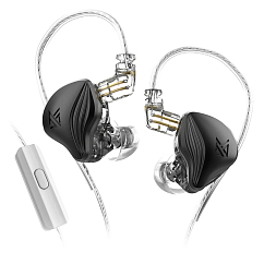 Наушники внутриканальные KZ ZEX with Mic Black