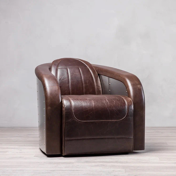 Кресло для прослушивания F2F Пилот Stainless Steel Dark Brown - рис.8