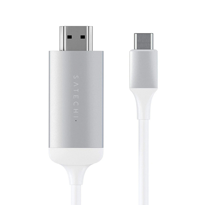 Кабель Satechi Type-C to HDMI 4K 60HZ Silver 1.8m - рис.0