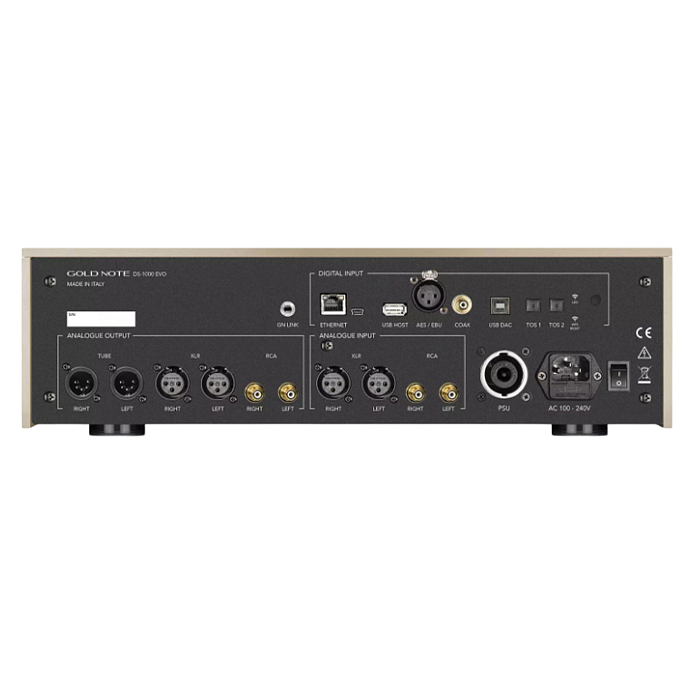 Сетевой аудиоплеер Gold Note DS-1000 Evo Line Gold - рис.1