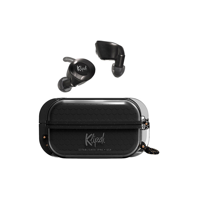 Беспроводные наушники Klipsch T5 II True Wireless Sport black внутриканальные tws наушники (SN 106902720481562)_Уценка - рис.0