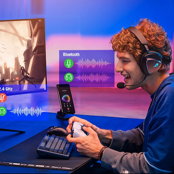 Игровая гарнитура Asus A701 ROG Delta II Black - рис.20