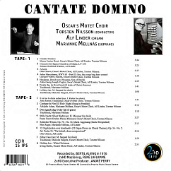 Магнитная лента Oscars Motet Choir, Torsten Nilsson, Alf Linder - Cantate Domino 38/2 (2xHD)