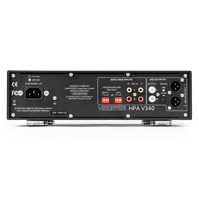 Усилитель для наушников Violectric HPA V340 Black - рис.1