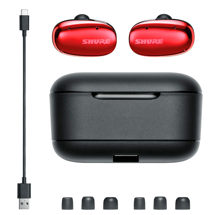 Беспроводные наушники Shure Aonic Free red беспроводные внутриканальные tws наушники (SN AAK03659479)_Уценка - рис.6