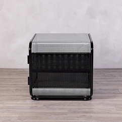 Стойка для Hi-Fi F2F Куб Black Gloss Silver