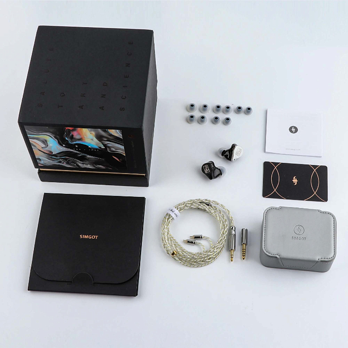 Наушники внутриканальные SIMGOT EM10 Black/Silver - рис.26