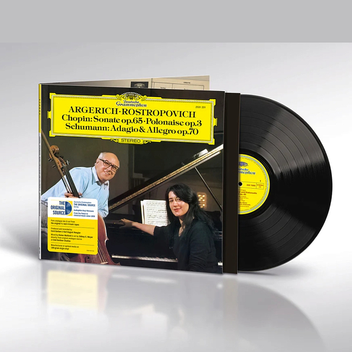 Виниловая пластинка Mstislav Rostropovich, Argerich, Martha Chopin: Sonate op.65, Schumann: Adagio LP - рис.1
