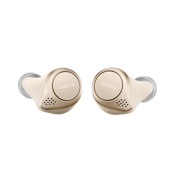 Беспроводные наушники Jabra Elite 75t Gold Beige - рис.1