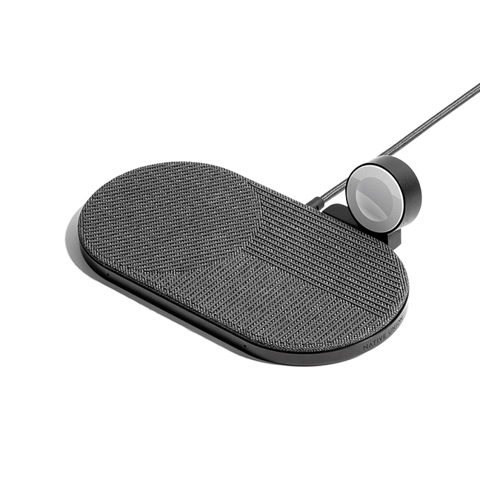 Беспроводная зарядка Native Union Drop Xl Watch Wireless Charger 10W Grey - рис.0