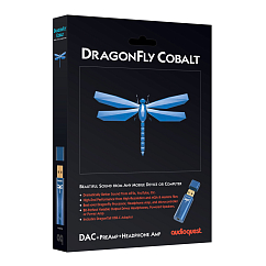 Усилитель-ЦАП для наушников AudioQuest DragonFly Cobalt