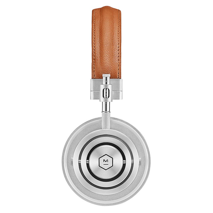 Наушники Master&Dynamic MH30 silver/brown leather - рис.1