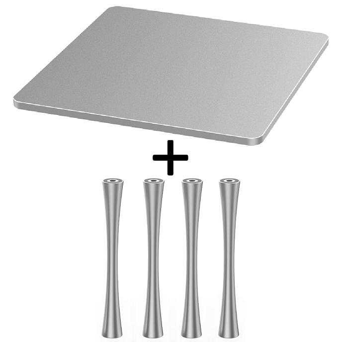 Стойка для Hi-Fi ddHiFi HS250 + SR150 x 4 Anodized Silver/Silver - рис.0