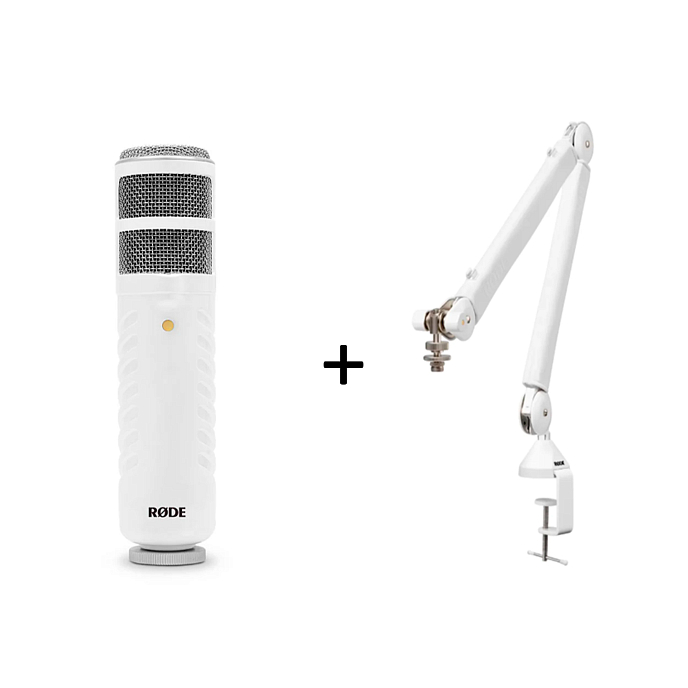 Комплект RODE Podcaster MKII + RODE PSA1 Plus White - рис.0
