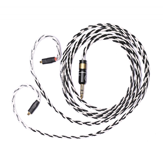 Кабель Labkable Silver Shadow 4 wire MMCX - 3.5mm - рис.0