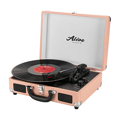 Проигрыватель винила Alive Audio Glam Blush