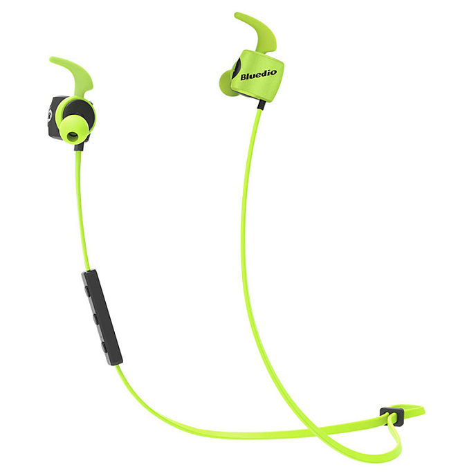 Беспроводные наушники Bluedio TE Green - рис.0