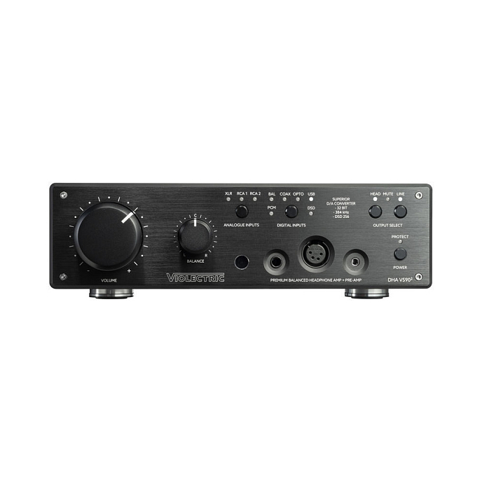 Усилитель-ЦАП для наушников Violectric DHA V590 MK2 PRO Black - рис.0