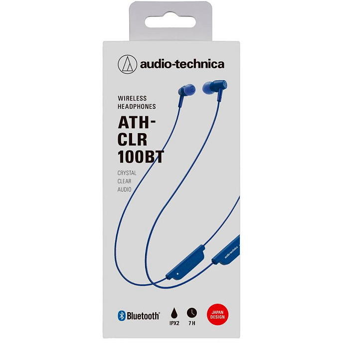Беспроводные наушники Audio-Technica ATH-CLR100BT Blue - рис.3