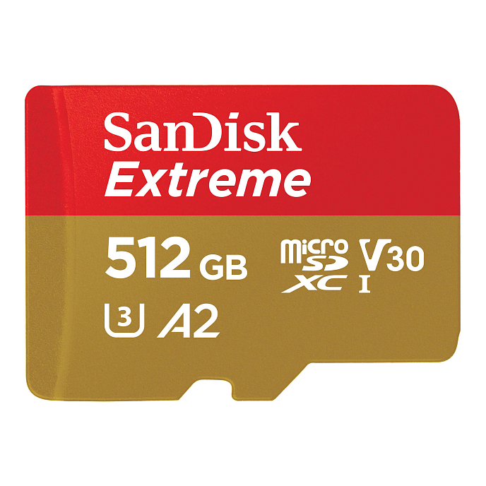 Карта памяти SanDisk Extreme microSDXC Adaptor 512 GB - рис.1