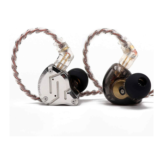 Наушники внутриканальные KZ ZS10 Pro Black without mic - рис.0