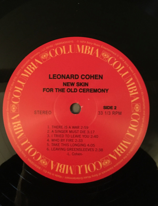 Виниловая пластинка Leonard Cohen - New Skin For The Old Ceremony - рис.3