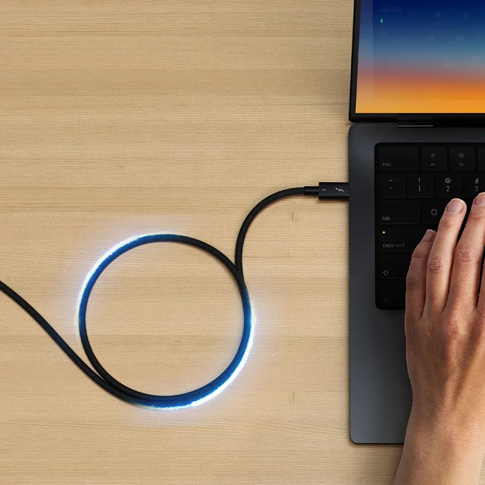 Кабель Satechi Thunderbolt 5 Pro 240W USB-C - USB-C 1m Black - рис.7