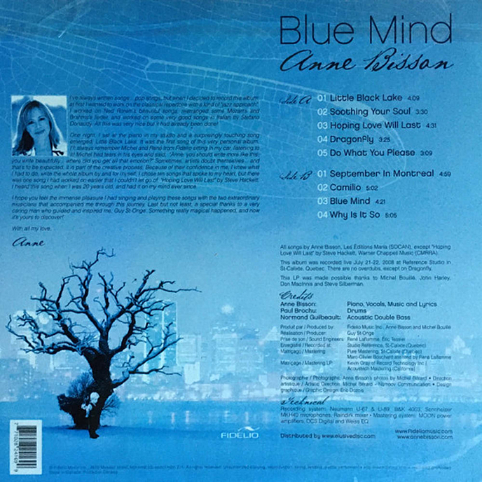 Виниловая пластинка Anne Bisson - Blue Mind - Fidelio LP - рис.1
