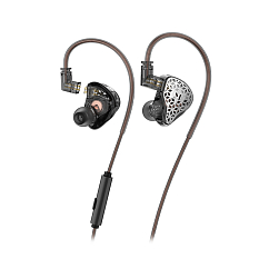 Наушники внутриканальные Music Public Kingdom IEM220M With Mic Transparent Black Dark Grey