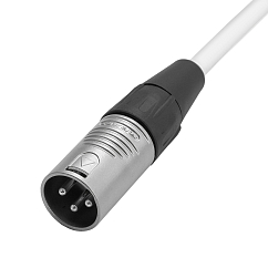 Кабель HeadMade Pro XLR-F - XLR-M White 3m