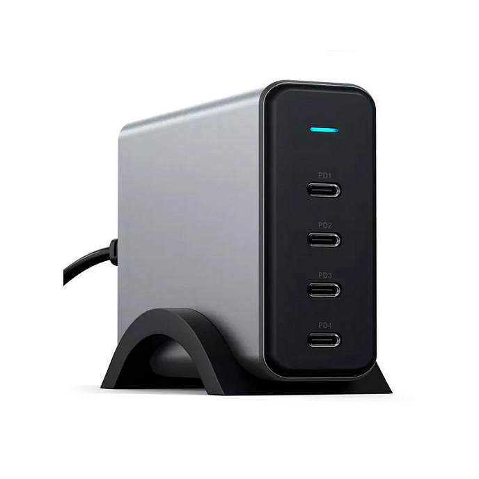 Сетевое зарядное устройство Satechi 165W USB-C 4-Port PD GaN Charger - рис.0