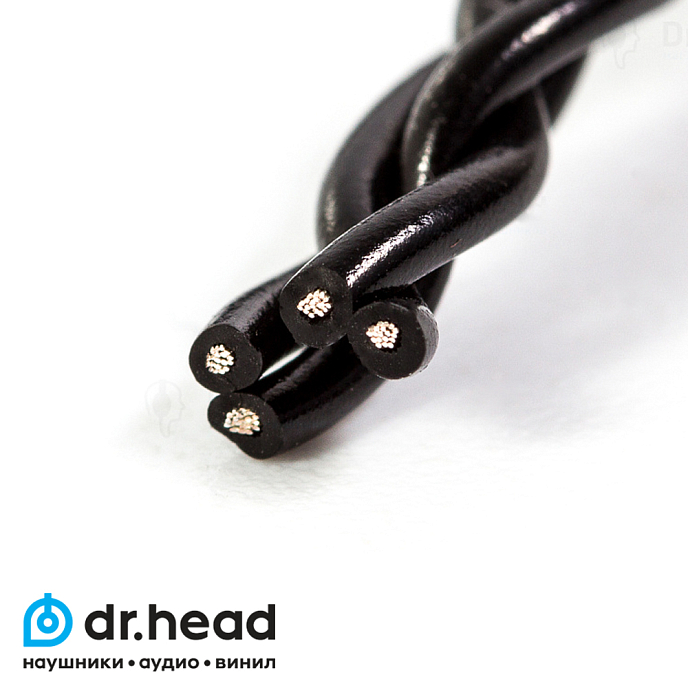 Кабель Labkable Silver Black 2pin - AK balance 2.5mm - рис.8